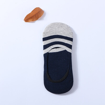 

Men&39s Cotton Anti-slip Stealth Boat Socks Striped Shallow Sock