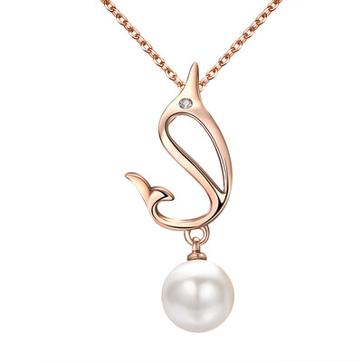 

Yoursfs Pearl Necklace For Women Freshwater Cultured Pearl Infinity Pendant faux pearl necklace