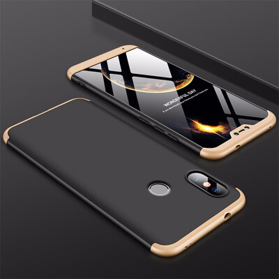 

Goowiiz Phone Case For Xiaomi Redmi 66 ProA2 Lite Fashion Color collision 360 Degree Coverage PC Full Protection