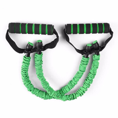 

Elastic Resistance Tube Bands Exercise Cords Ropes with Protective Sleeves&Handles