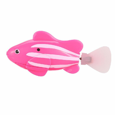 

Fish Magical Electronic Toy Flashy Electronic Fish Pets Robot Swimming Fish Wonderful Electric Clownfish Induce Bath Companion Toy