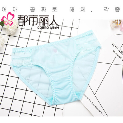 

Cosmo Lady panties feminine lace low waist hips slim ladies triangle underwear 2K6345 skin tone