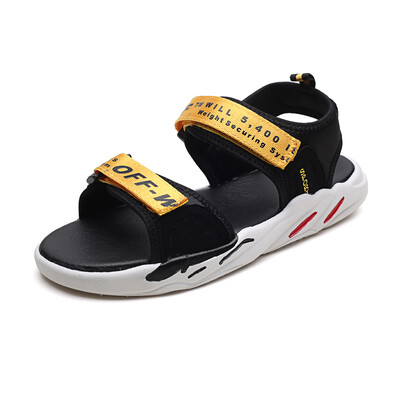 

Damaizhang High Quality Men Summer Sandal Color Block Soft Casual Beach Shoes