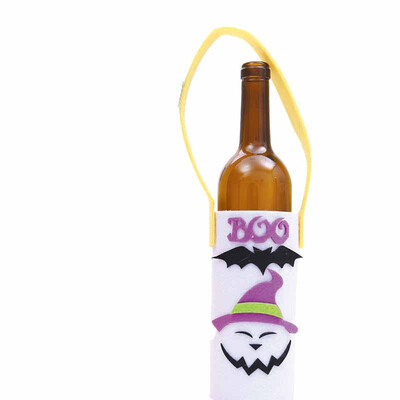 

Halloween Wine Beer Bottle Gift Party Festival Packing Adorn Bag Decoration