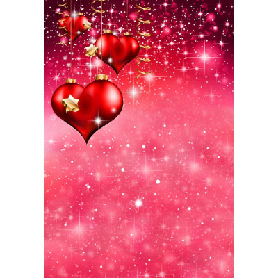 

Love Heart Photo Backdrop 57FT Vinyl Fabric Cloth Digital Printing Photo Background f-2062