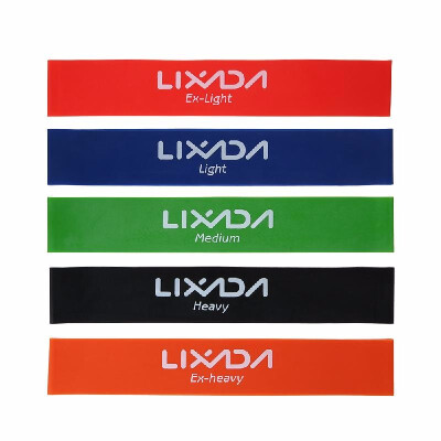 

Romacci Lixada 4PCS Sports Exercise Resistance Loop Bands Set Elastic Booty Band Set for Legs And Strength Training