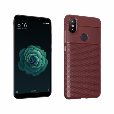 

Goowiiz Phone Case For Oneplus 6 Fashion Triangular texture Soft Silicone Cover Prevent falling