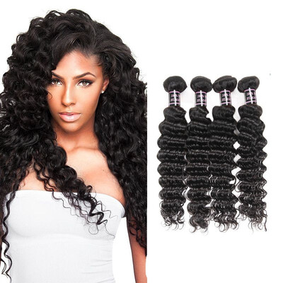 

Ishow 7A Brazilian Deep Wave Virgin Hair 4 Bundles Cheap 100 Human Hair Bundles 8-28 Brazilian Virgin Hair Free Shipping