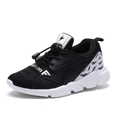 

Red Sport Kids Sneakers For Children Shoes Boys Casual Shoes Girls Trainer Air Mesh Breathable Fly Knit Elastic Band Shoe