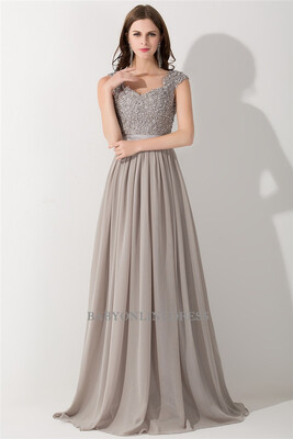 

2018 Long Chiffon Bridesmaid Dres Illusion Back Plus Size A-Line Sleeveless Wedding Bridesmaid Dresses