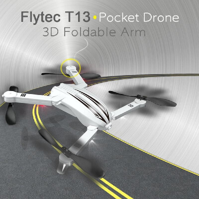 

Flytec T17 720P Double Cameras Wifi FPV Optical Flow Positioning Altitude Hold Gesture Taking Photo Foldable RC Quadcopter