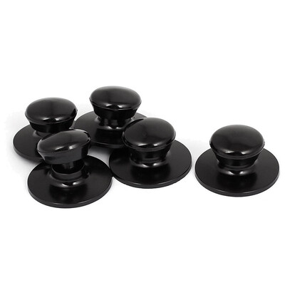 

UpperX 5 Pieces Plastic Cookware Pot Kettle Cover Pot Handles Cover Handles Black