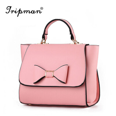

Tripman High Quality New Fashion Crossbody Bag Designer Woman Handbag Leather Bow Women Messenger Bag Ladies Shoulder Bag for Sale