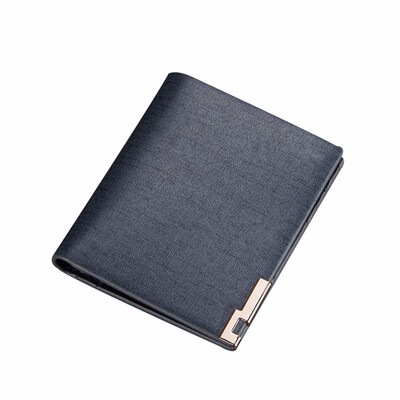 

Men Wallet Short European Vertical Ultra-thin Purse