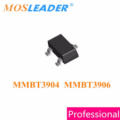 

Mosleader 3904 3906 SOT23 3000PCS NPN 02A 50V PNP MMBT3904 MMBT3906 2N3904 2N3906 High quality