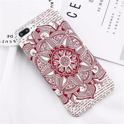 

Luminous Flower Case PC Back Cover For iPhone X 8 7 6 6S Plus