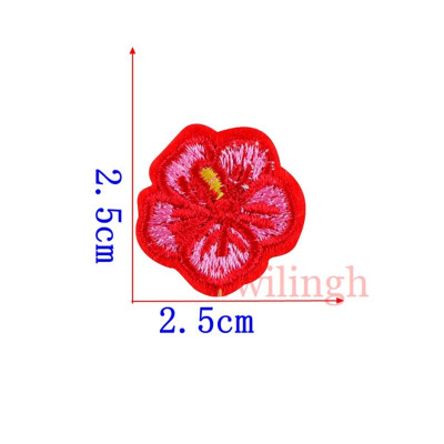 

1 pcslot Brand Embroidered Patches Big Red Rose Sequin Patch Iron On Fabric Badge Sew On Clothes Appliques DIY Wedding Stickers