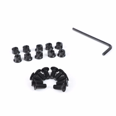 

ohhunt 10 Sets Pack Steel KeyMod Screws&Nuts Replacement Allen Wrench for Keymod Rail Sections 10 x Screws&10 x Nuts