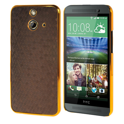 

MOONCASE Flash Flake Skin золото Chrome Hard Back чехол для Cover HTC One E8 Coffee