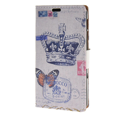 

MOONCASE чехол для Alcatel One Touch Pixi 3 (5.0") OT-5015 Leather Flip Wallet Style and Kickstand Case Cover Design / a15