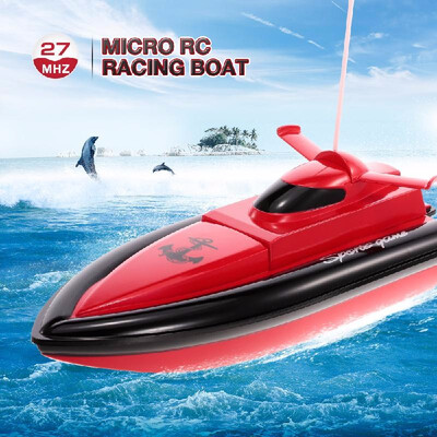 

HEYUAN 800 Portable Micro RC Racing Boat Remote Control Speedboat Boy Gift Kid Toy