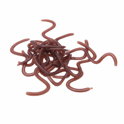 

17pcs 10cm Soft Simulation Worms Artificial Fishing Lures LifelikeTackle Baits