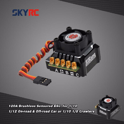 

SkyRC TS120 120A 2-3S LiPo Battery Brushless SensoredSensorless ESC with 6V3A BEC for 110 112 On-road Off-road Car 110 18 Cr