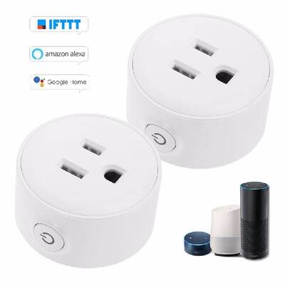 

Mini Wifi Smart Socket with Bulgy OnOff Button Smart alex-a Outlet Support APP Remote Control Timing Function Voice Control for a