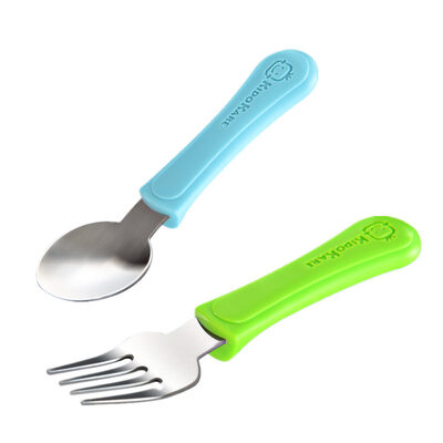 

Small Kid KIDOKARE children&39s tableware stainless steel spoon fork KK-16 BLAG
