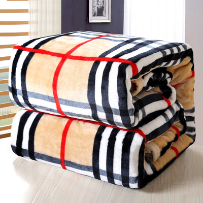 

Jiuzhou deer home mink felting blanket thickening coral wool blanket nap blanket towel was flannel covered blanket Benga -18x2m