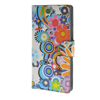 

MOONCASE Flower style Leather Wallet Flip Card Slot Stand Pouch чехол для LG G4 MINI A01