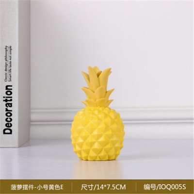 

Nordic ins resin pineapple Piggy Bank figurines bedroom personality decoration living room TV cabinet decorative ornaments