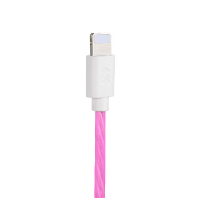 

USB Cable 3ft Fast Charging Cables Wire with LED Flashlight Visible Glow Flowing Date Cord for iPhone