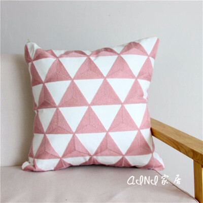 

Cntomlv Polyester Cushion Cover Pink Pattern Merry Christmas Home Decorative Pillowcase Cover Nordic Cushion Case Sofa Decor