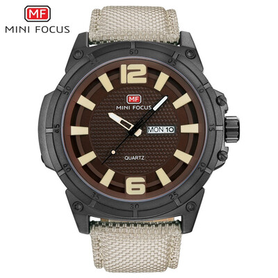 

MINI FOCUS Fashion Nylon Strap Men Quartz Watch MF0136G
