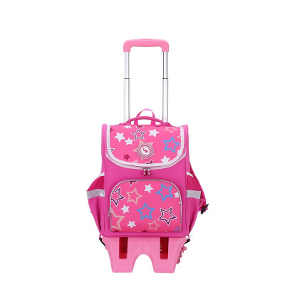 

OIWAS Childrens School Trolley Backpack Wheel Girl travel Bags Waterproof schoolbag Luggage for Fashion Boys Kids