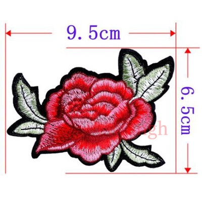 

1 Pcs New Flower Patches Embroidered Patch 3D Stickers Sewing Motif Applique Clothing Repair Fabric DIY Clothes Wedding Patches