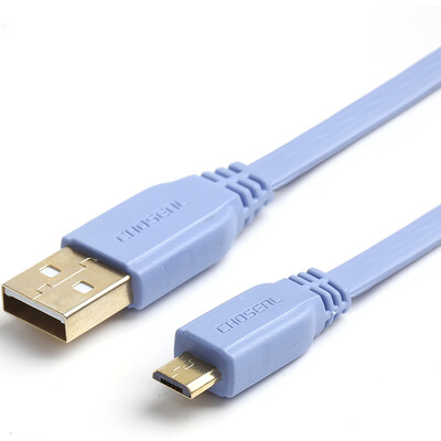 

Aurora CHOSEAL QC5305 USB20A M-Mrcro M 5p ultra-thin flat data phone charging cable 15 meters