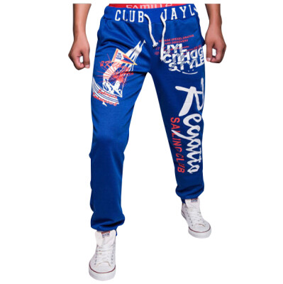 

Zogaa Autumn And Winter New Europe Men's Active Pants Printing