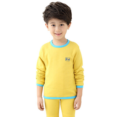

Antarctic Nanjiren Underwear Set Children Gold Cashmere Warming Knee Belt Plus Thickening Underwear Set Green 110