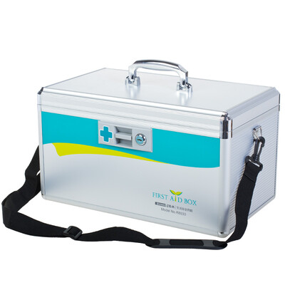 

Jinlongxing (Glosen) R8033 aluminum alloy medicine box 16 inch portable home health storage box