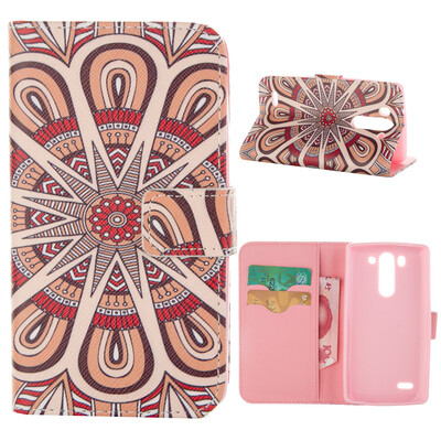 

MOONCASE Case for LG G3 Mini Flip Leather Wallet Card Slot Foldable Stand Feature Case Cover [Pattern series] /a02