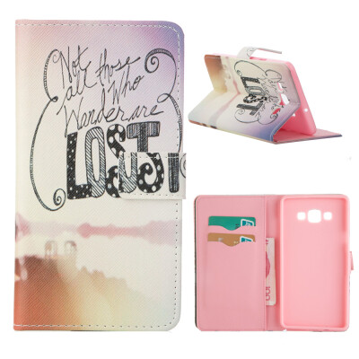 

MOONCASE ЧЕХОЛ ДЛЯ Samsung Galaxy A7 Flip Leather Wallet Card Slot Foldable Stand Feature [Pattern series] /a03