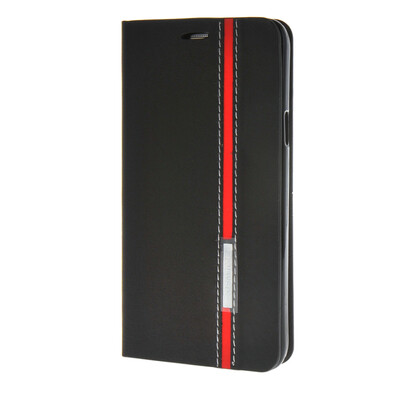 

MOONCASE Premium Synthetic Leather Wallet Flip Card Slot Holster Pouch Stand Shell Back Case Cover for Samsung Galaxy A7 Black
