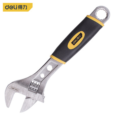 

Deli deli boutique plastic handle adjustable wrench open adjustable wrench 8 inch DL30108
