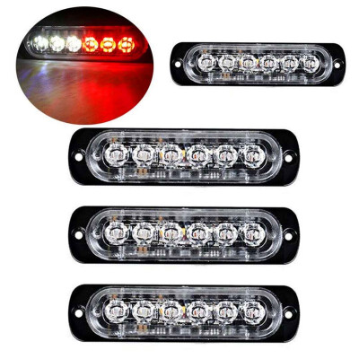 

Car side light ultra-thin white red warning light truck in the network strobe light