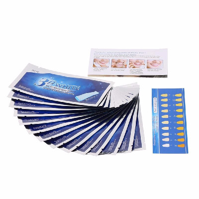 

Whitening Product 14pcs box 3D Teeth Whitening Strips Double Elastic Gel Strips for Tea Stain Coffee Stain Pigment Teeth Dental P