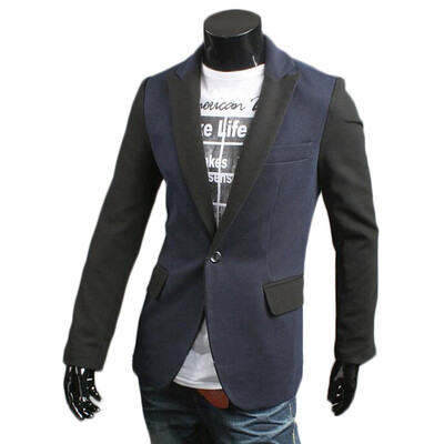 

Zogaa New Men's Suit Slim Matching Color Fashion