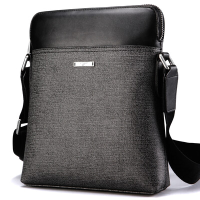 

Seven wolves SEPTWOLVES men&39s shoulder bag business casual series leisure Messenger bag male package 1A3453103-03 gray