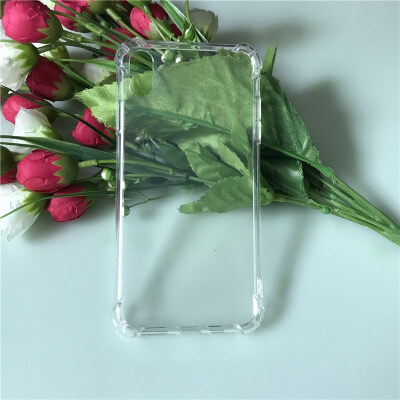 

Soft Silicone For iphone Xs XR max TPU Cover Anti-knock transparent Four Angle Prevention Phone Cases